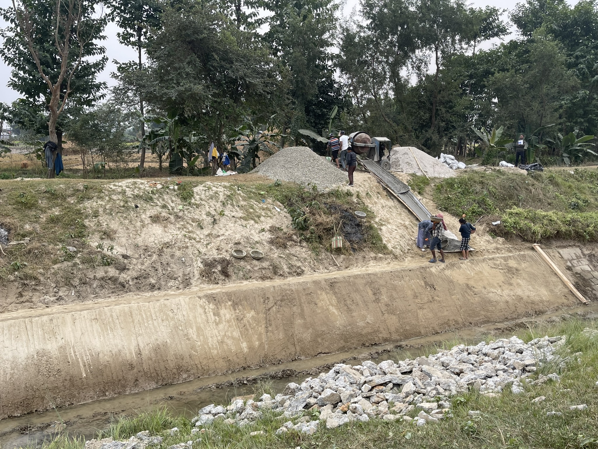 Main Canal Emergency Maintenance Work